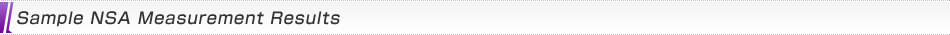 Sample NSA Measurement Results