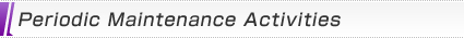 Periodic Maintenance Activities